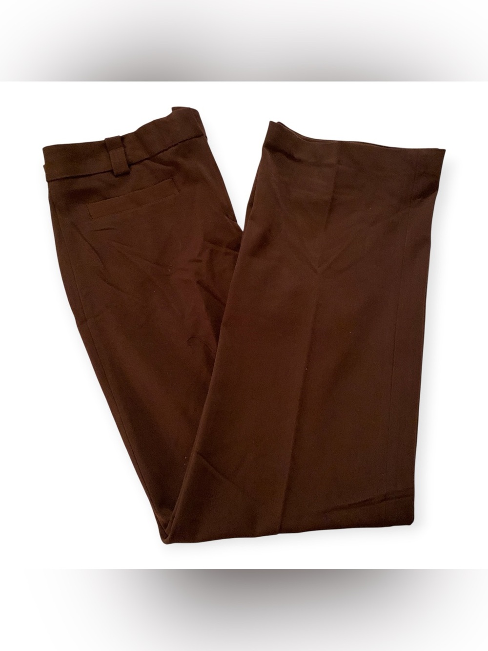 Women's Tailored Brown Dress Trousers